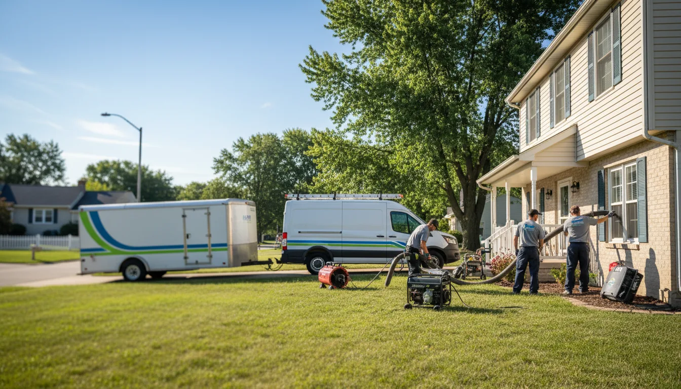 Flooded Basement Restoration And Cleanup With Repair in Bogard, MO near me
